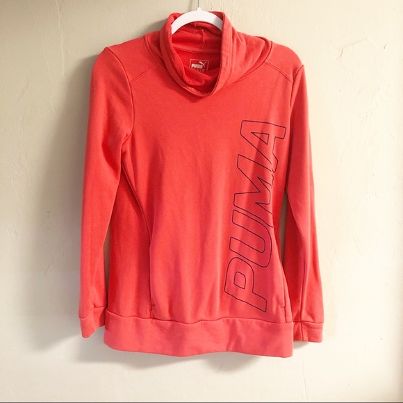 puma peach sweatshirt